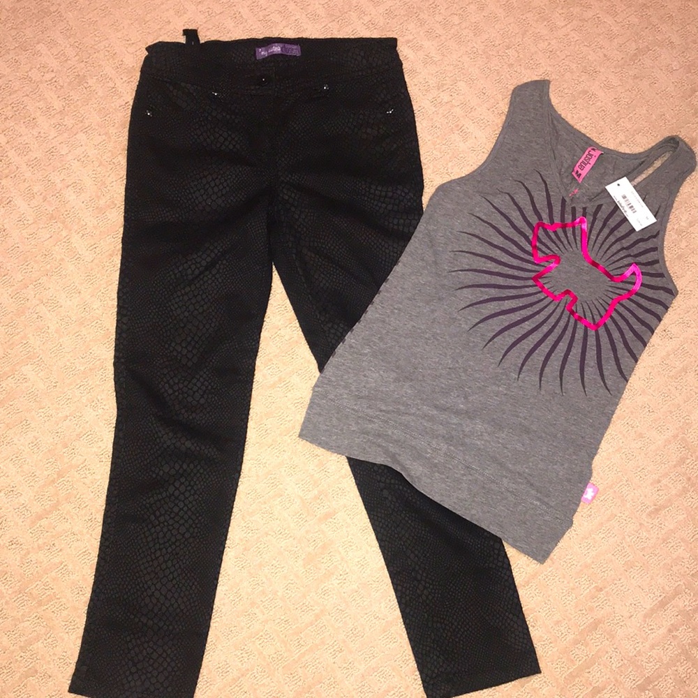Girls Joshua Perets top+ my sister closet jeans